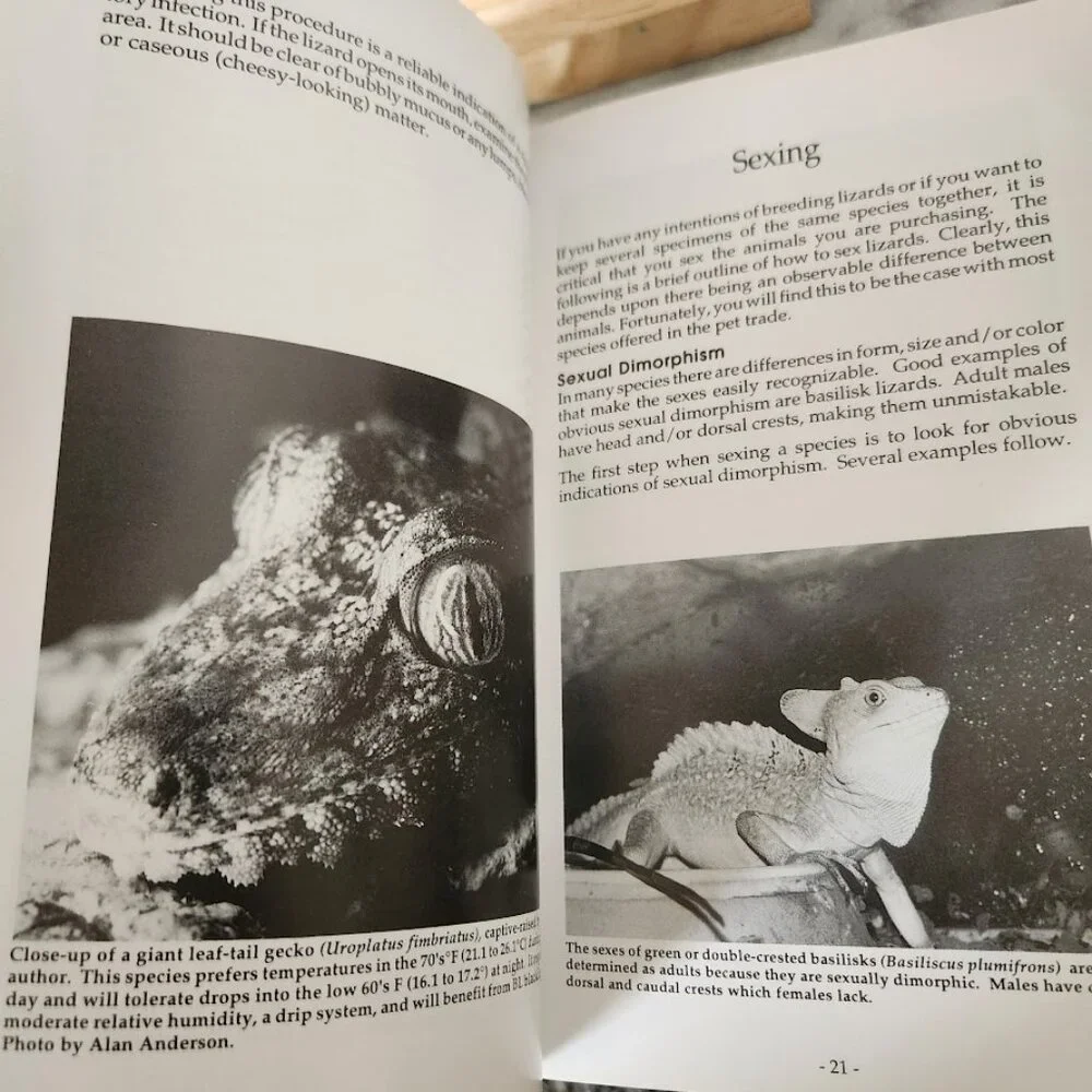 Lizard Keeper's Handbook Book Philippe de Vosjoli 9781882770250 Reptile Caretaki